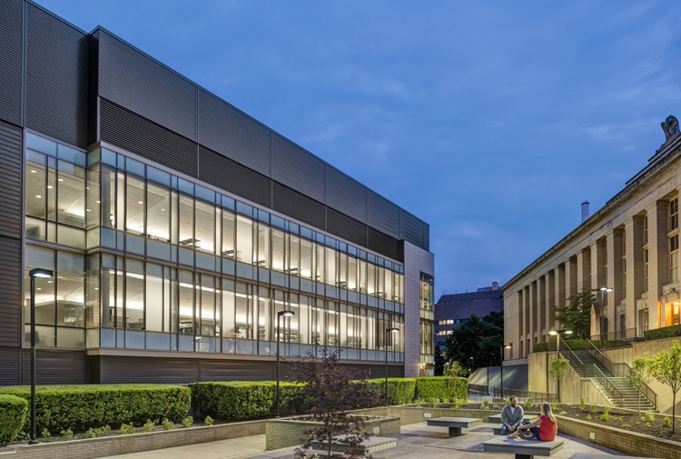 Exterior of Pitt campus building