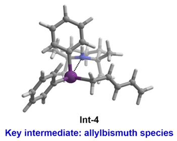 Computer rendering of a molecule